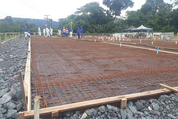 Laje de Piso Portaria Salobo Metais